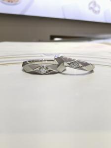 China Women11 White Gold Couple Rings factory