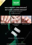 Half Cut French Nail Tips ABS Plastic Material