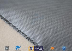 China 0.55mm Silicone Coated Fiberglass Cloth 580gsm Thermal Insulation Jacket Cloth factory