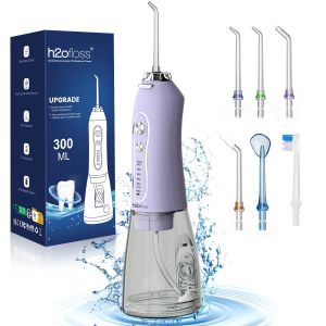 Portable Water Flosser Cordless Oral Cleaner Dental Irrigator With Massage