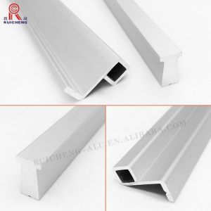 T8 Aluminium Handle Profile For Kitchen 3mm Thickness Sandblasted