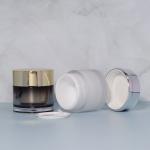 Industrial Cosmetic Luxury Black White Acrylic Plastic Double Wall Natural Body