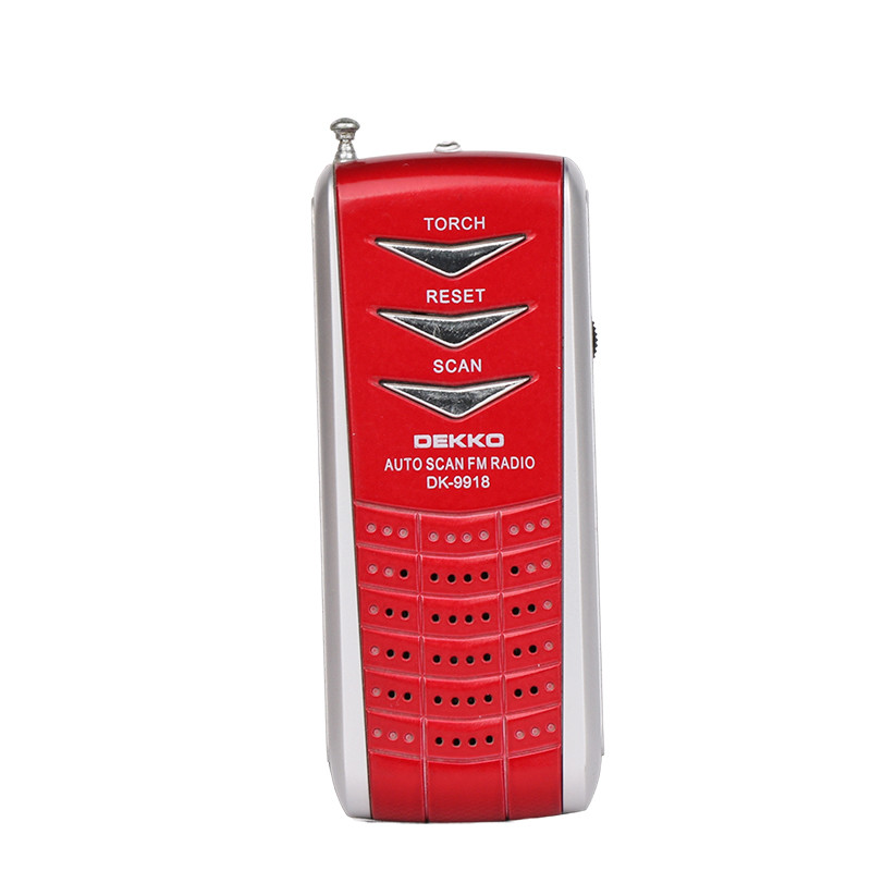 Outdoor FM Speaker Radio DSP Chip Handheld FM88 Wireless Earphone Jack