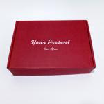 Custom Logo Blue Corrugated Cardboard Mailers Box CMYK Printing