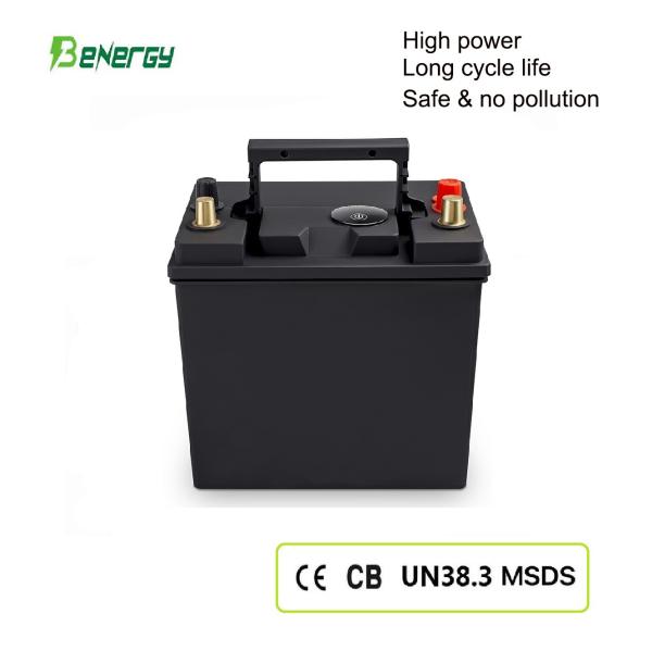 lithium car starting battery 12v car batteries Rechargeable 12.8v 30ah 42ah