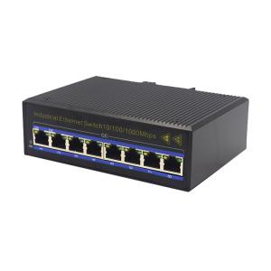 China RJ45 Industrial Gigabit Ethernet Switch 8 Port 6KV IEEE802.3x factory