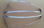 Audi Q3 2012 Car Headlight Covers Chromed Plastic ABS For Tail Light