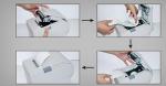 2 Inch Auto Cutter Thermal Receipt Printer / White Wireless Thermal Label