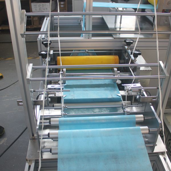 Waterproof Plastic Shoe Cover Making Machine For Naylon Strech Cover Silicone