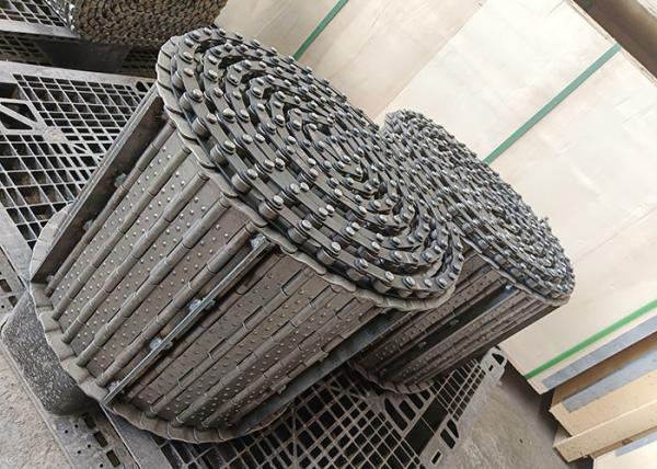 Conveyor Belt System Steel Chain Conveyor For Chip Conveyor CNC Machine Hinged