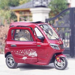 China Handle Steering 60V 58Ah 3 Wheel Electric Car factory