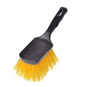 China Short Handled Plastic Multi Purpose Gong Pot Floor Scrubbing Brush For Car Pot Desk factory