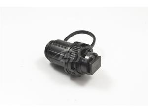 China ISO Black Mini SC / APC Fiber Optic Adapter 0.2db Inserion Loss IP65 ISO Certificated factory
