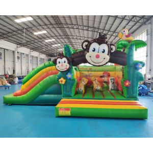 Mini Playground Kids Inflatable Bounce House With Slide