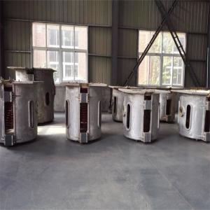 China CE 3 Ton Medium Frequency Melting Furnace 1800C Electric Metal Smelter factory