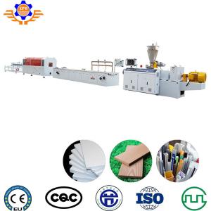 China Pvc Plastic Electric Channel Pvc Cable Trunking profile Making extrusion Machine line factory