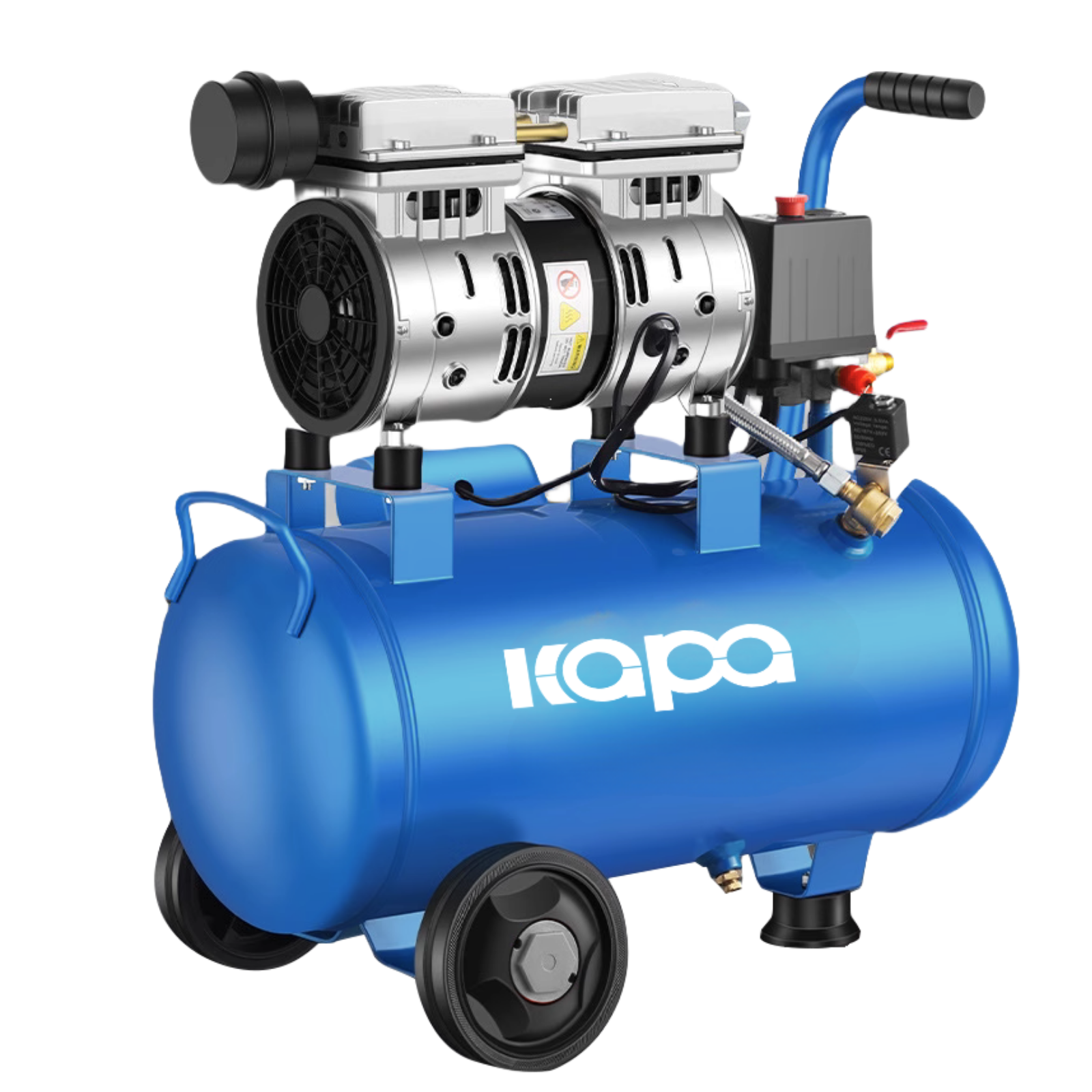 Low Price Cheap 220V 50Hz Portable Piston Air Compressor 8Bar 24L Oilless Silent