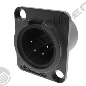 China New IP40 Indoor Audio Video Cable Connector XLR 4 Pin Female Socket with Solder Adapter Male Socket Xlr Connector factory