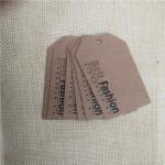 Custom 2mm Cardboard Kraft Paper Hang Tags For Clothing Glossy Lamination