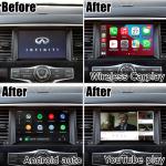 Carplay android auto Multimedia Interface Box Video Interface Infiniti QX80 2018