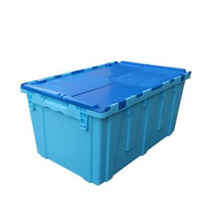 High Strength Stacking And Nest Warehouse Logistic Turnover Round Trip Totes