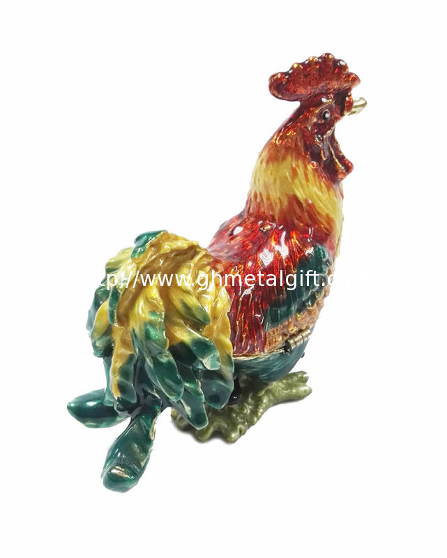 Jewlery packaging box rooster shape jewelry box rooster style jewelry box
