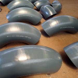 China 8 Inch Steel Butt Welding Pipe Fittings SCH80 SCH120 90 Degree Elbow Long Radius factory