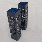 IP 65 Garden Corten Bollard Light 120mm Garden Metal Ornaments