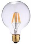 LED Filament 4w G95 400 Lumen LAMP Retro Saving Energy Indoor Chips Transparent