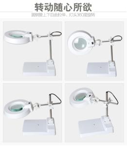 China Magnifying Desk Lamp Magnifier / Desk type Magnifier SK-A 10X / 20X factory