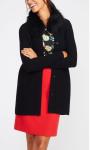 70 Wool 30 Cashmere Knit Cardigan Sweater Warm With Fur Collar Multi Size