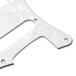 3Ply 11-Hole SSS Electric Guitar Pickguard white pearl Scratch Plate for