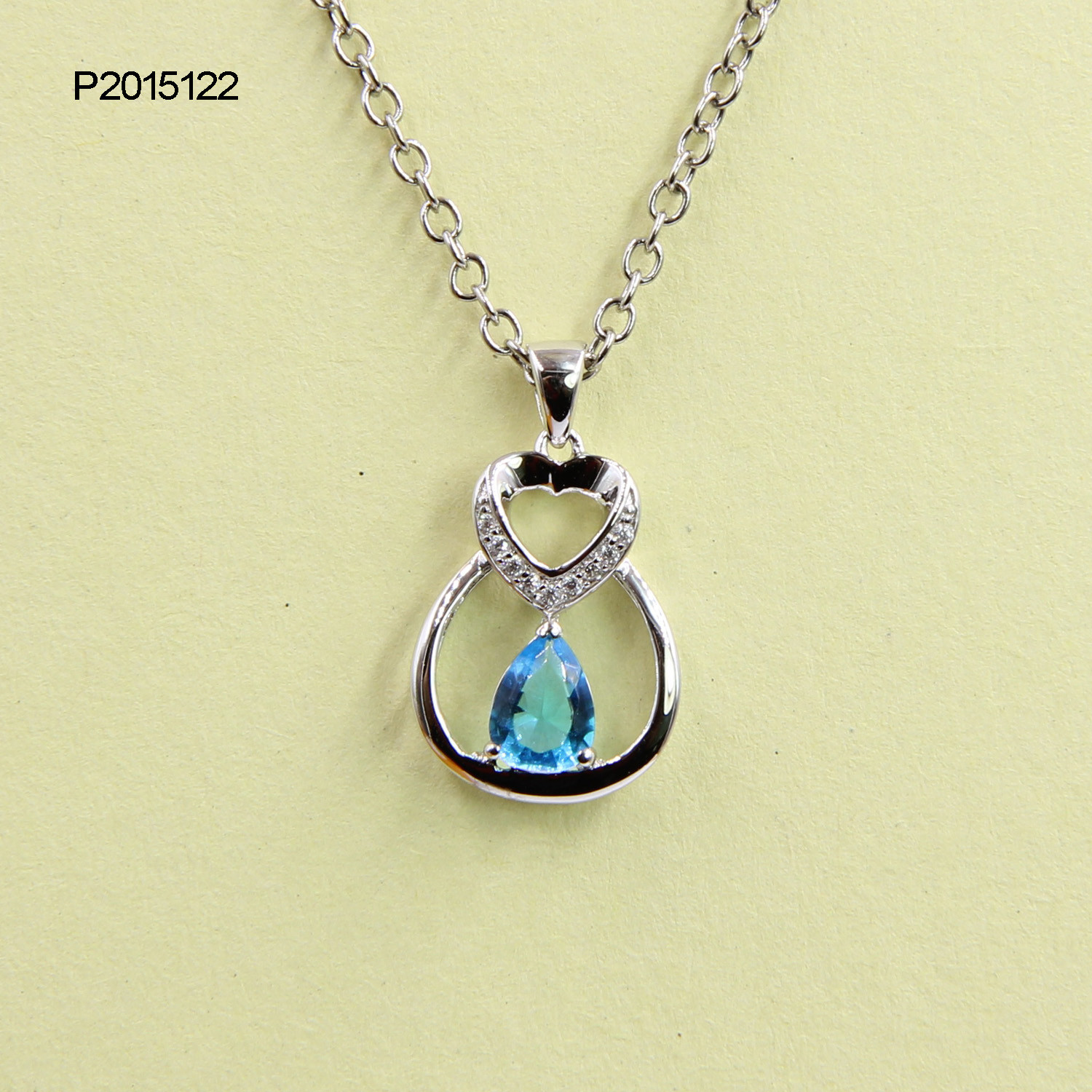 Round Diamond Prong Set 18K Gold Necklace 1.00 Carat Gemstone