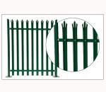 100*100mm 80*80mm Metal Palisade Fencing PVC Coated Garden Fence OEM ODM