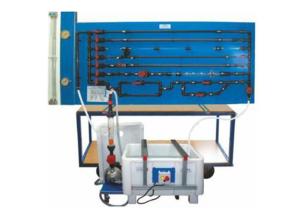 China Didactic Equipment Technical Teaching Equipment Flow in Pipe Networks Apparatus factory