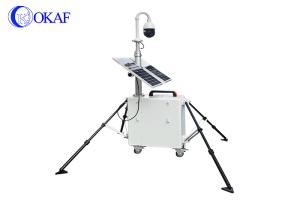 China 400Ah CCTV PTZ Camera Security Surveillance Trailer 1920*1080P Mobile Sentry factory