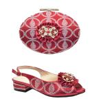Stylish Italian Leather Shoe And Bag Set For Nigerian Party With Motion