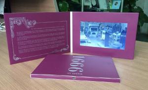 China High Resolution Lcd Promotional Video Card , 2.4&quot; 4.3&quot; 5&quot; Lcd Screen Card factory