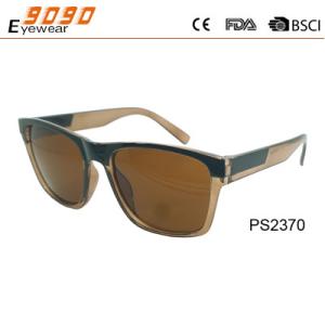 China Newest Style 2019 plastic Fashionable Sunglasses,UV 400 Protection Lens factory