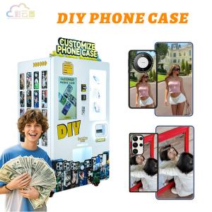 China Customizable and Mobile Mobile Phone Case Printing Vending Machine for Metal/Plastic 110V/220V Power Supply factory