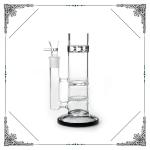Straight Glass Water Pipe Turbine Percolator Smoking Bongs Honeycomb Pec Hookah