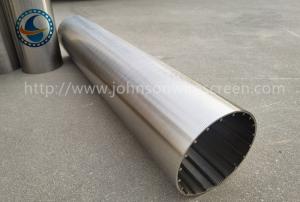 China Hastelloy C276 Vee Wire Filter Screen Od100mm Surface Profile factory