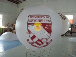 China Digital printing business ad helium balloon with 0.18mm PVC for opening event factory