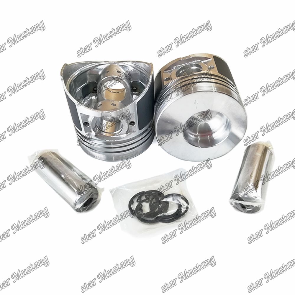 K4N Engine Piston Direct Injection Chamber Size 46mm MM438685 For Mitsubishi Engine Spare Parts