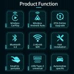 Universal Wireless Carplay Dongle For OEM CarPlay Cars Wired To Wireless Usb
