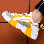 Maugely Canvas Leather Trendy Lace Up Casual Running Sneakers EU35-45