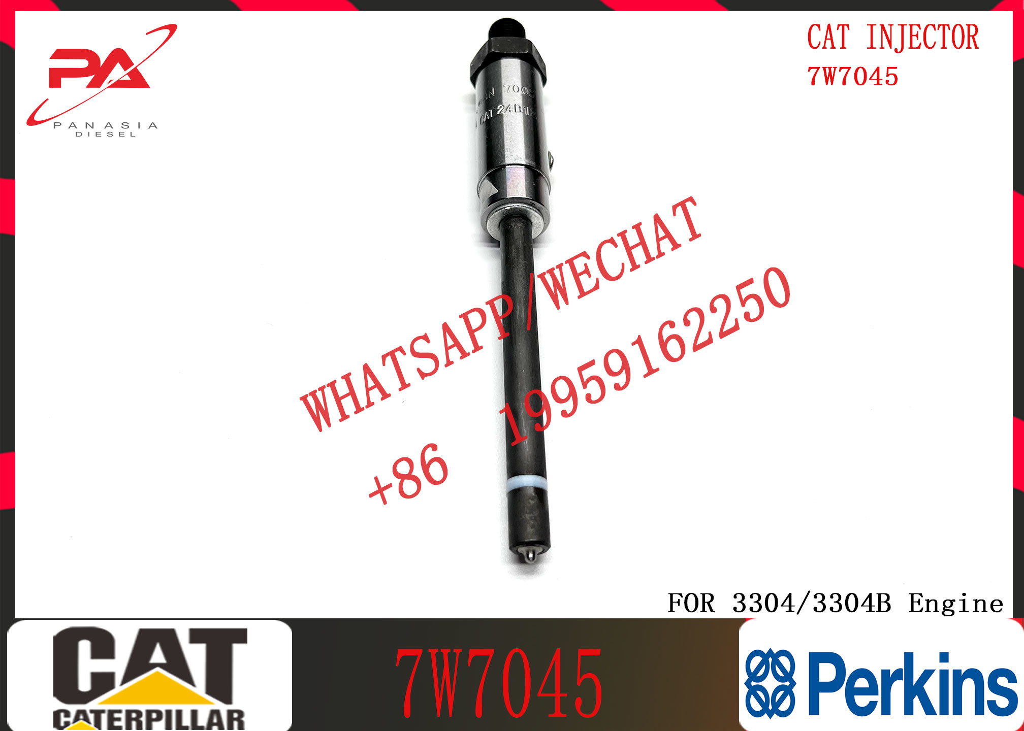 Common Rail Injector Nozzle 7W7045 8N-7005 130-1804 0R-8787 0R-4124 0R-3591 0R-3423 0R-8785 0R-3424