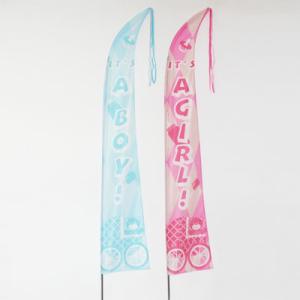 China Happy Birthday Garden Flag It is a boy It is a girl factory