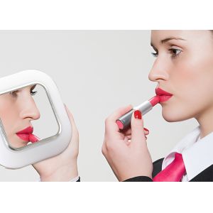 Music Bluetooth Alarm Clock Multi - Colors 5 Watt With Portable Vanity Mirror