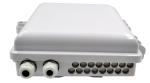 8 Core fiber optic termination box SC / LC / FC Fiber Optic Box ABS Optic Box